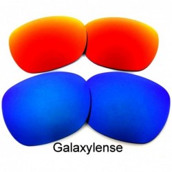 Oversized Replacement Lenses Garage Rock Fire Red Color Polarized - Blue&red - C61261G0QFH $18.51