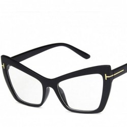 Rectangular Unisex Sunglasses Fashion Bright Black Grey Drive Holiday Rectangle Non-Polarized UV400 - Bright Black White - CK...