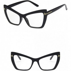 Rectangular Unisex Sunglasses Fashion Bright Black Grey Drive Holiday Rectangle Non-Polarized UV400 - Bright Black White - CK...