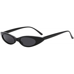 Square 2019 Gift Idea!Retro Vintage Cateye Sunglasses for Women Men Clout Goggles Plastic Frame Glasses Unisex Eyewear - CH18...