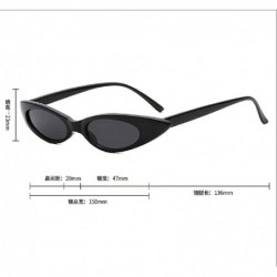 Square 2019 Gift Idea!Retro Vintage Cateye Sunglasses for Women Men Clout Goggles Plastic Frame Glasses Unisex Eyewear - CH18...