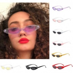 Square 2019 Gift Idea!Retro Vintage Cateye Sunglasses for Women Men Clout Goggles Plastic Frame Glasses Unisex Eyewear - CH18...