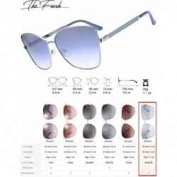 Aviator Classic Crystal Elegant Women Beauty Design Sunglasses Gift Box - L171-silver - C718M0T749C $15.00