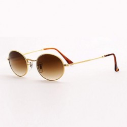 Oversized 2019 Small Frame Sunglasses Women Retro Oval Mirror Metal Sun Glasses Vintage Er Lunette De Soleil Femme - C7199CD9...