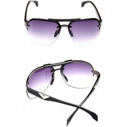 Sport 2019 Classic Vintage Sunglasses Man Driving Big Fe Sun Glasses Women Brand Designer UV400 Outdoor - Purple - CH18W77ZMC...