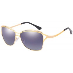Aviator Women's Sunglasses Gradual Polarization of Outdoor Ultraviolet-proof Sunglasses - E - CI18QO9DNRH $71.04