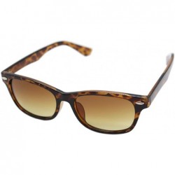 Round Japan Quality Sunglasses Unisex Triple UV protection Japan Standard Lens - Brown/Brown Type B - C517YXMQT36 $37.50