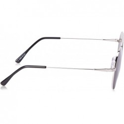 Round Visual Huxley Sunglasses - Platinum - CM11TDPOTM5 $28.59