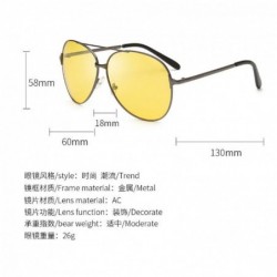 Sport Polarized color changing sunglasses outdoor Changing - Gun Gray Yellow - CT190SYTKZZ $8.91