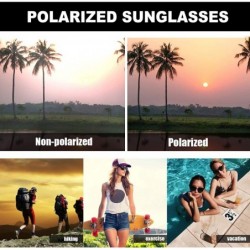 Round Round Sunglasses for Women Fashion-Vintage Retro Stylish Polarized Eyewear 100% UV Protection (3673black) - CF18RY5L4IU...