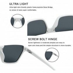 Oversized Oversize Multifunction Sunglasses-UV400 Protection-Retro for Men/Women - Z3298_white Grey - CO193ZZEEU0 $24.75