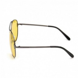 Sport Polarized color changing sunglasses outdoor Changing - Gun Gray Yellow - CT190SYTKZZ $8.91