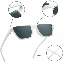 Oversized Oversize Multifunction Sunglasses-UV400 Protection-Retro for Men/Women - Z3298_white Grey - CO193ZZEEU0 $24.75