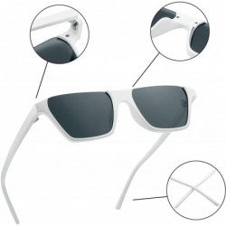 Oversized Oversize Multifunction Sunglasses-UV400 Protection-Retro for Men/Women - Z3298_white Grey - CO193ZZEEU0 $24.75