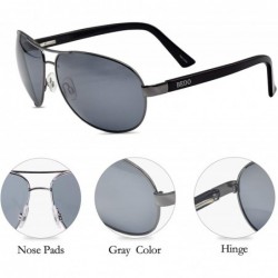 Aviator Sunglasses for Men Women Vintage Lightweight Aviator Metal Frame UV 400 protection - Gray - C618STCIOQW $19.80