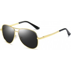 Semi-rimless Polarized Sunglasses Men Polarized Sunglasses for Driving Eyeglasses for Famale Black Gray-Gray - CB194OII2SA $2...