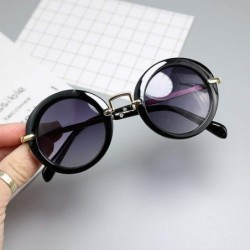 Wrap 2019 New Pattern Baby Girls Sunglasses Brand Designer UV400 Protection Boys Metal Rimmed Cool Goggles - Xxx10-2 - C7197A...