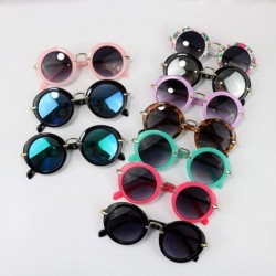 Wrap 2019 New Pattern Baby Girls Sunglasses Brand Designer UV400 Protection Boys Metal Rimmed Cool Goggles - Xxx10-2 - C7197A...