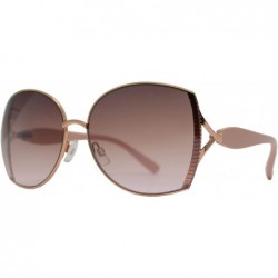 Butterfly Womens Fashion Classic Butterfly Sunglasses - UV 400 Protection - Pink + Brown Pink - CA193UWURIU $24.02
