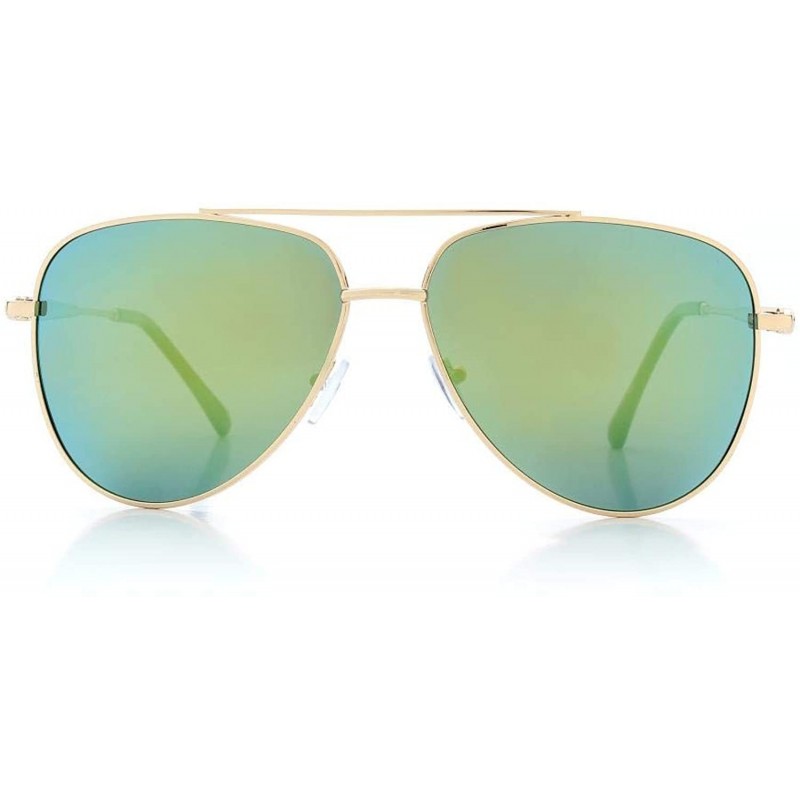 Round Classic sunglasses unisex sunglasses aviator adult sunglasses TT321 - Green - CJ190R0Q4EZ $12.38