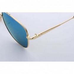 Round Classic sunglasses unisex sunglasses aviator adult sunglasses TT321 - Green - CJ190R0Q4EZ $12.38