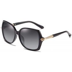 Aviator Sunglasses Women's Polarized Sunglasses Classic Large Frame Sunglasses Driving Glasses - E - CN18QNC5EXS $69.85