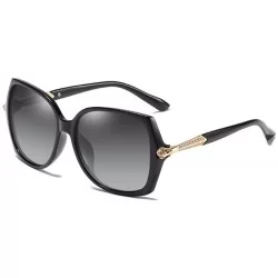 Aviator Sunglasses Women's Polarized Sunglasses Classic Large Frame Sunglasses Driving Glasses - E - CN18QNC5EXS $35.38