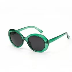 Square Fashion Round Frame Sunglasses for Men and Women UV400 Mirror Lens Ladies Fashionwear Sun Eye Glass - C71908MNLZL $17.52