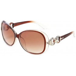 Oversized Women Shades Oversized Eyewear Classic Designer Sunglasses - 4 - CH193N9ARHI $19.21