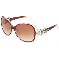 Oversized Women Shades Oversized Eyewear Classic Designer Sunglasses - 4 - CH193N9ARHI $18.02