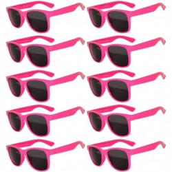 Rectangular Vintage Retro Eyeglasses Sunglasses Smoke Lens 10 Pack Colored Colors Frame - Purple_pink_10_pairs - CI12NTIIWX7 ...