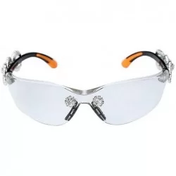 Rimless Rhinestone transparent sunglasses eyeglasses Transparent - Transparent - CF18A8NH9N0 $27.32