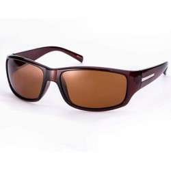 Aviator Fashion Sunglasses Men Polarized Sports Sun Glasses Driving Fishing Yellow - Brown - CQ18YQNK766 $23.40