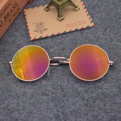 Round Retro glasses sun eyes round sunglasses sunglasses retro prince glasses small round frame sunglasses - C418X7T493X $45.56