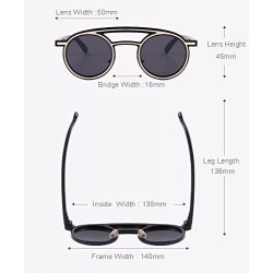 Round Retro Rimless Fashion Sunglasses - Circlemirrorsilver - CO12N3EIHW9 $8.45