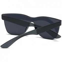 Aviator Classic Aviator Mirrored Flat Lens Sunglasses Colorful Transparent Super Retro Sunglasses Eyewear - C818D537D0X $17.44