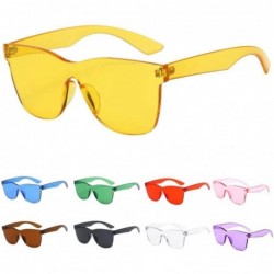 Aviator Classic Aviator Mirrored Flat Lens Sunglasses Colorful Transparent Super Retro Sunglasses Eyewear - C818D537D0X $7.31