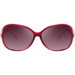 Rimless Polarized Sunglasses for Women and Men - UV Protection Ladies Shades Vintage Sun Glasses - E - CU190KYZQ5Y $17.47