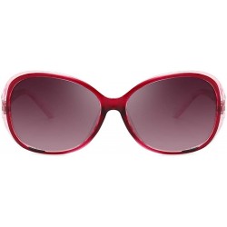 Rimless Polarized Sunglasses for Women and Men - UV Protection Ladies Shades Vintage Sun Glasses - E - CU190KYZQ5Y $9.43