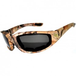Goggle Motorcycle CAMO Padded Foam Sport Glasses Colored Lens One Pair - Camo3_smoke_lens_polarized_brown - CY183NA04RU $8.83