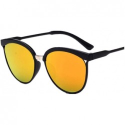 Semi-rimless Sunglasses Polarized Mirrored Military - B - CQ18TK98REK $15.94