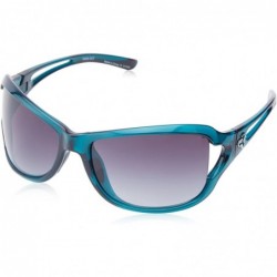 Wrap Women's Coco Poly TGG Wrap Sunglasses - Turquoise - CL11LM4U7R1 $52.97