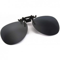 Oval 2019 Men Women Polarized Clip Sunglasses Driving Night Vision Anti UVA Clips Riding - J - CB199CEKW6E $34.21