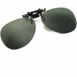 Oval 2019 Men Women Polarized Clip Sunglasses Driving Night Vision Anti UVA Clips Riding - J - CB199CEKW6E $34.21