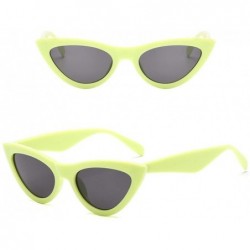 Cat Eye Sunglasses Neutral Cat Eye Sunglasses Retro Heart Frame UV400 Eyewear Fashion Ladies(G) - C6195WIZ68S $9.03