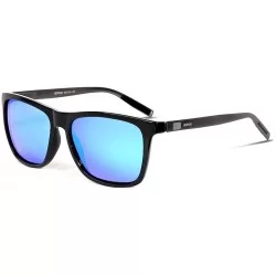 Sport Polarized Sunglasses for Men and Women UV400 Protection Sunglasses Safe Driving Sunglasses Metal Spring Temples - C618T...