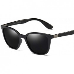 Square Hot Sale Sunglasses Men Polarized Tr90 Driving Square Sun Glasses Male TAC Lens - Black - C918KNW7KYU $21.49