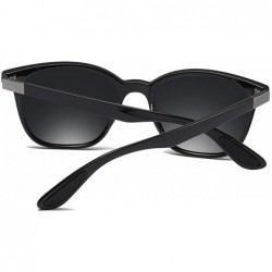 Square Hot Sale Sunglasses Men Polarized Tr90 Driving Square Sun Glasses Male TAC Lens - Black - C918KNW7KYU $12.89