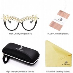 Oversized Womens Luxury Diamond Decorated Sunglasses UV400 Retro Eyeglasses - Style 05 - CY18GUDOTZI $10.05