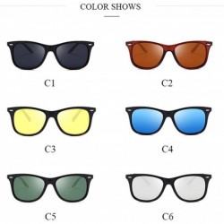 Round Vintage Retro Sunglasses Men Polarized Square 2019 Brand Designer Sun Glasses UV400 Driving Mirror Goggle - CM1984YYAD3...